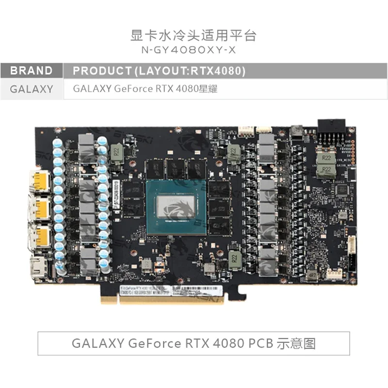 Blok GPU Bykski do karty grafi – Rtx 4080 Water Cooling Block recenzja i cena
