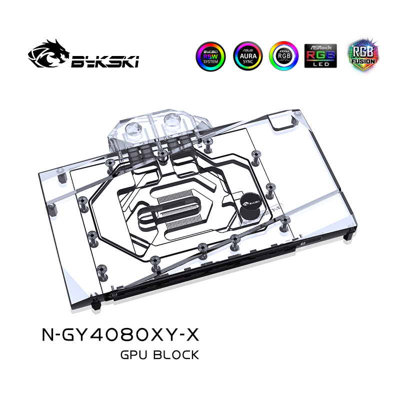 Blok GPU Bykski do karty grafi – Rtx 4080 Water Cooling Block recenzja i cena